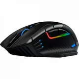 Corsair DARK CORE RGB PRO SE, Wireless FPS/MOBA Gaming Mouse with SLIPSTREAM Technology, Black, Backlit RGB LED, 18000 DPI, Optical, Qi® wireless charging certified (EU version)