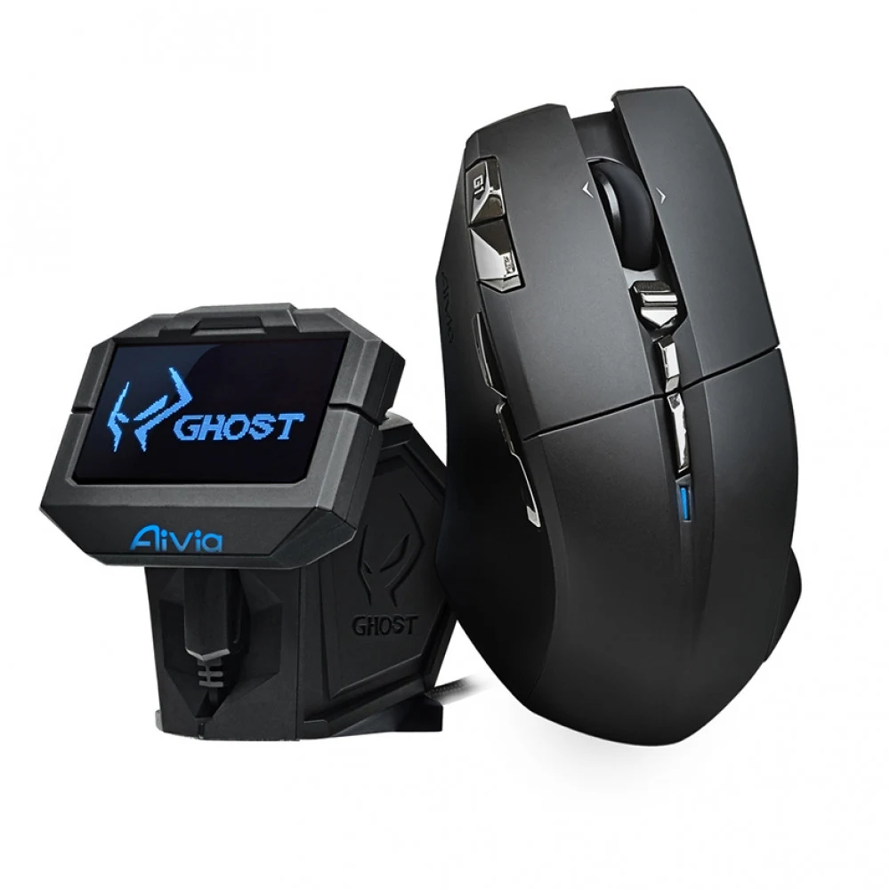 Мышь Gigabyte Aivia Uranium, Black, Wired/Wireless, Laser, 6500dpi, 2 x AA, USB