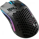 Компьютерная мышь, Glorious, Model O Wireless, GLO-MS-OW-MB, Игровая, Оптическая, Беспроводная, Glorious BAMF Sensor, 19000 DPI, 400 IPS, 50G, 1000 Hz, RGB, 6 кнопок, Длина провода 2м, Матовый черны