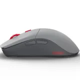 Компьютерная мышь, Glorious, Series One PRO, GLO-MS-P1W-CT-FORGE, Игровая, Оптическая, Беспроводная, Glorious BAMF Sensor, 19000 DPI, 400 IPS, 50G, 1000 Hz, 6 кнопок, Длина провода 2м, Серый/красный