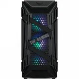 ASUS TUF GAMING GT301 mid-tower compact case with tempered glass side panel, honeycomb front panel, 120mm AURA Addressable RGB fan, headphone hanger and 360mm radiator support.7.2 Kg