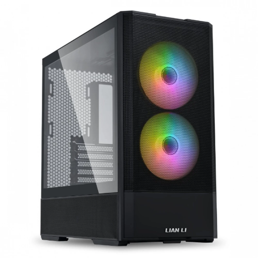 Корпус Lian Li Lancool 207 Black ATX/m-ATX/m-ITX, двойной фронтальный пылевой фильтр, спереди предустановлено 2x140mm ARGB Fan, 1xTypeC, 2xUSB3.0, G99.LAN207RX.10RS