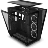 Компьютерный корпус, NZXT, H9 Elite, CM-H91EB-01, Mid-Tower, ATX/M-ATX/M-ITX, USB 3.2 Type-A *2, USB 3.2 Type-C *1, Audio+Mic *1, 3*120мм RGB Duo Fan, 1*120мм F120Q Fan, Высота процессорного кулера