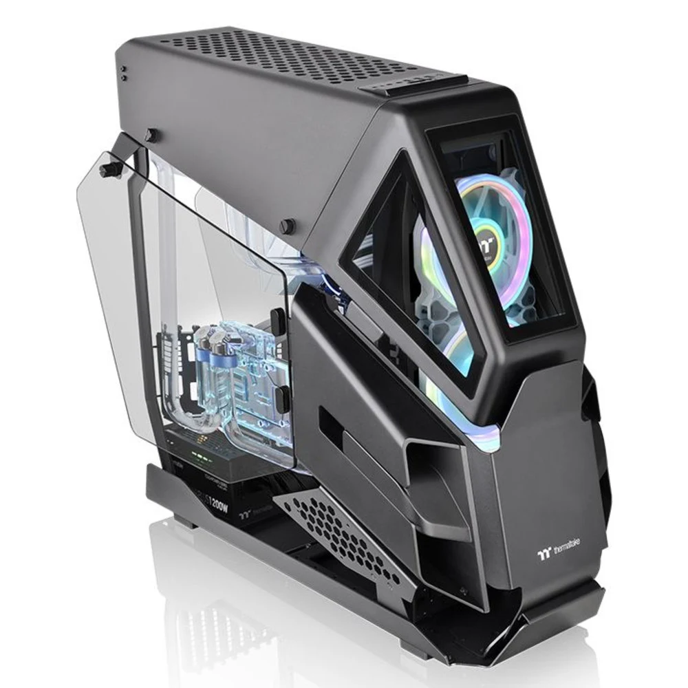 Компьютерный корпус, Thermaltake, AH T600, CA-1Q4-00M1WN-00, Full Tower, E-ATX/M-ATX/ Mini-ITX/ATX, USB 3.1 Type C*1/ 3.0*2/ 2.0*1, HD-Audio, Высота процессорного куллера до 195 мм, Длина VGA до 440