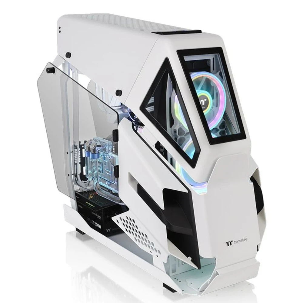 Компьютерный корпус, Thermaltake, AH T600 Snow, CA-1Q4-00M6WN-00, Full Tower, E-ATX/M-ATX/ Mini-ITX/ATX, USB 3.1 Type C*1/ 3.0*2/ 2.0*1, HD-Audio, Высота процессорного куллера до 195 мм, Длина VGA д