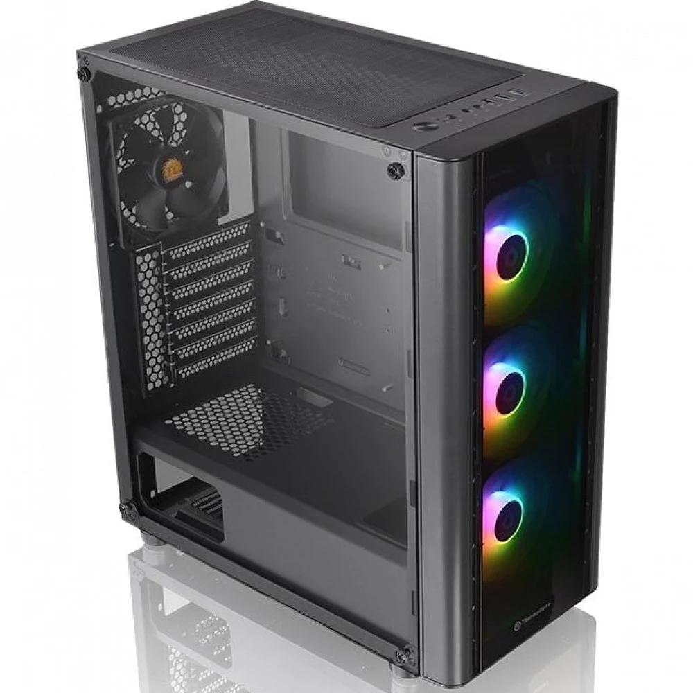 Компьютерный корпус, Thermaltake, V250 TG ARGB, CA-1Q5-00M1WN-00, SPCC, TemperedGlass*1, 120mm Addressable RGB Fans*3+120mm Standard Fan*1, ATX/Micro ATX/Mini-ITX, USB 3.0x1, USB 2.0x2, HD Audiox 1,