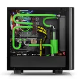 Компьютерный корпус, Thermaltake, View 21 TG RGB Plus, CA-1I3-00M1WN-05, ATX/Micro ATX/Mini-ITX, USB 2*3.0, HD-Audio, 1*120 мм RGB (зад.панель) / 3*120 мм RGB (перед.панель), Высота процессорного ку