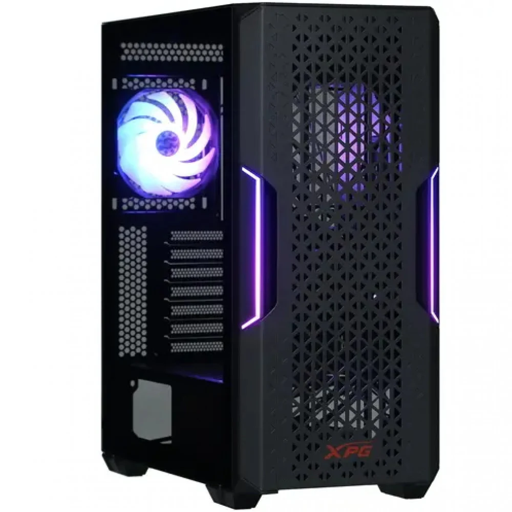 Компьютерный корпус, XPG, Starker Air STARKERAIR-BKCWW, Mini-ITX, Micro-ATX, ATX, 2*USB 3.0, HD-Audio+Mic, 1*LED Control Button, 1*XPG VENTO 120, 1*XPG VENTO ARGB 120, Высота процессорного кулера до