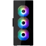 Компьютерный корпус, Zalman, i3 NEO TG Black, Mid Tower, ATX / mATX / Mini-ITX, USB 3.0*2/2.0*1, Audio/Mic, Кулер 4*12см ARGB, Высота процессорного куллера до 162мм, Длина VGA до 355 мм, Количество