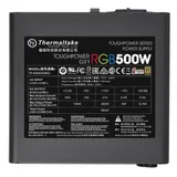 Блок питания, Thermaltake, Toughpower GX1 RGB 500W, PS-TPD-0500NHFAGE-1, 500W, ATX, 80 Plus Gold, APFC, 20+4 pin, 4+4pin, 7*Sata, 4*Molex, 1*FDD, 4*PCI-E 6+2 pin, Вентилятор 12 см, Подсветка RGB, Ка
