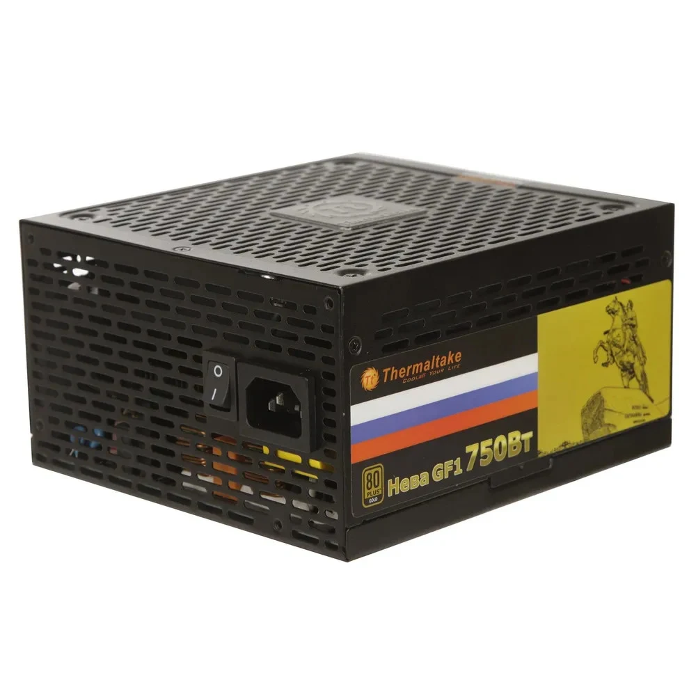Блок питания ATX 750W Thermaltake Нева GF1, Gold, 20+4/24+4/24+4+8, 14cm, 2x6+2p PCI-E