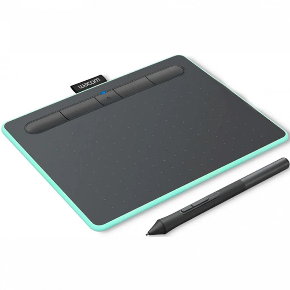 Графический планшет, Wacom, Intuos Medium Bluetooth (CTL-6100WLE-N), Разрешение 2540 lpi, Чувствительность к нажатию 4096, 4 программируемые клавиши, 2 клавиши на пере, Размер планшета 264*200*8,8 м
