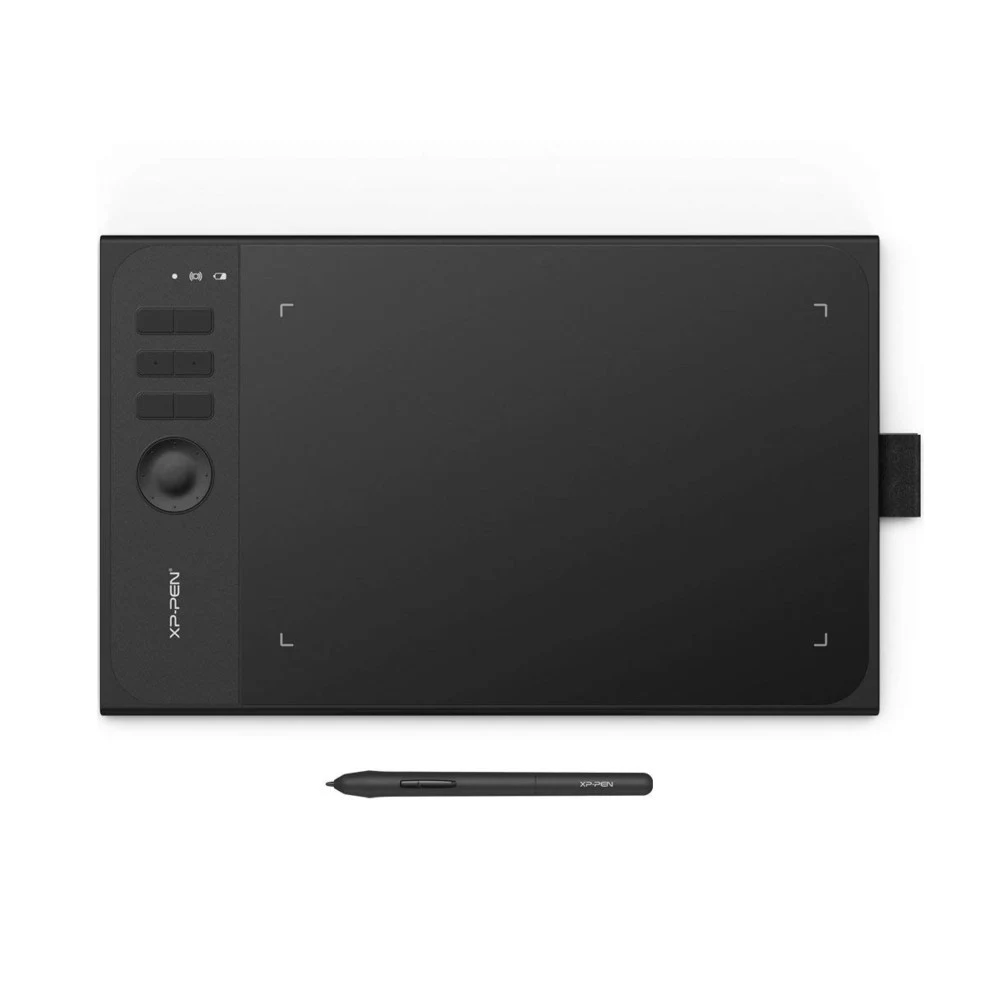 Графический планшет, XP-Pen, Star 06, Разрешение 5080 lpi, Чувствительность к нажатию 8192, Интерфейс USB проводной/беспроводной, Рабочая область 10"х6" (254x152), Чёрный