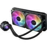 СЖО Asus ROG Strix LC II 280 ARGB, S115X/1366/2011/2066/AM4/TR4, 2x14cm,3+4pin,Al+Cu,2100rpm,35.7dB