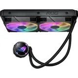 СЖО Asus ROG Strix LC II 280 ARGB, S115X/1366/2011/2066/AM4/TR4, 2x14cm,3+4pin,Al+Cu,2100rpm,35.7dB