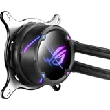 СЖО Asus ROG Strix LC II 280 ARGB, S115X/1366/2011/2066/AM4/TR4, 2x14cm,3+4pin,Al+Cu,2100rpm,35.7dB