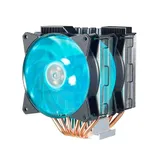 Cooler Master MasterAir MA621P TR4 Edition (250W, 4-pin, 165mm, tower, Al/Cu, RGB, fans: 2x120mm/53.4CFM/31dBA/1800rpm, sWRX8/SP3/TR4, RGB Controller)