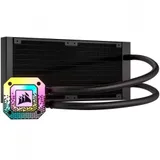 Система жидкостного охлаждения/ Water Cooling System Corsair iCUE H100i ELITE CAPELLIX XT (240mm, Black, RGB/ Fans: 2x120mm, 65.57CFM, 34.1dBA, 2100RPM/ S: 1851, 1700, 1200, 115x, 2011, 2066, AM5, A