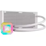 Система жидкостного охлаждения/ Water Cooling System Corsair iCUE H100i ELITE CAPELLIX XT (240mm, White, RGB/ Fans: 2x120mm, 65.57CFM, 34.1dBA, 2400RPM/ S: 1851, 1700, 1200, 115x, 2011, 2066, AM5, A