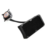 СЖО EVGA CLC 240, S115X/1366/2011/2066/AM4/TR4, 2x12cm, 3+4pin, Al+Cu, 500-2400rpm, 74.82CFM, 39.9dB