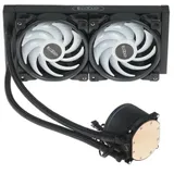 СЖО PCCooler GI-CX240 ARGB,S1366/115X/1700/20XX/AM2/AM2+/AM3/AM4/AM5,2х12см,3pin,1000-2000rpm,16dB