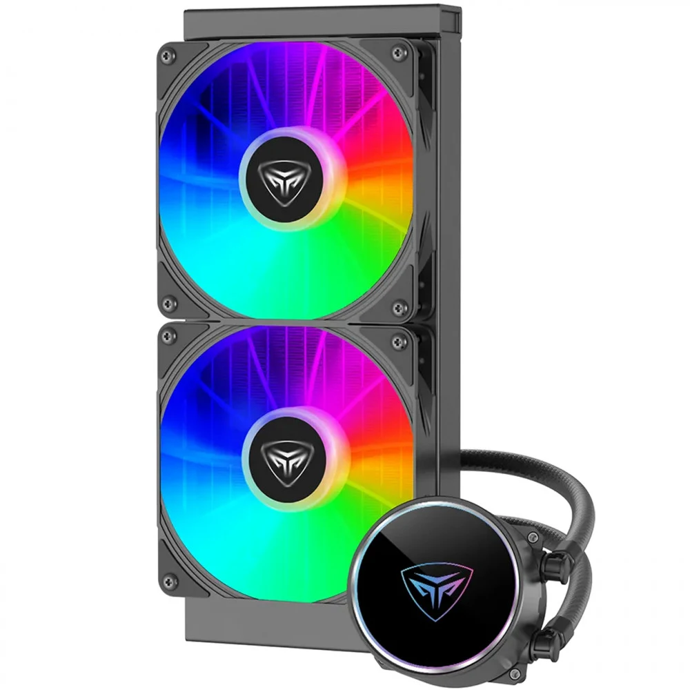 Водяное охлаждение для CPU PCCooler PD240S ARGB BK, TDP 280W 5V3-pin 400-1800RPM± 10% LGA Intel 115X/1200/1700/20XX, AMD AM5/AM4/AM3 PD240S ARGB Black