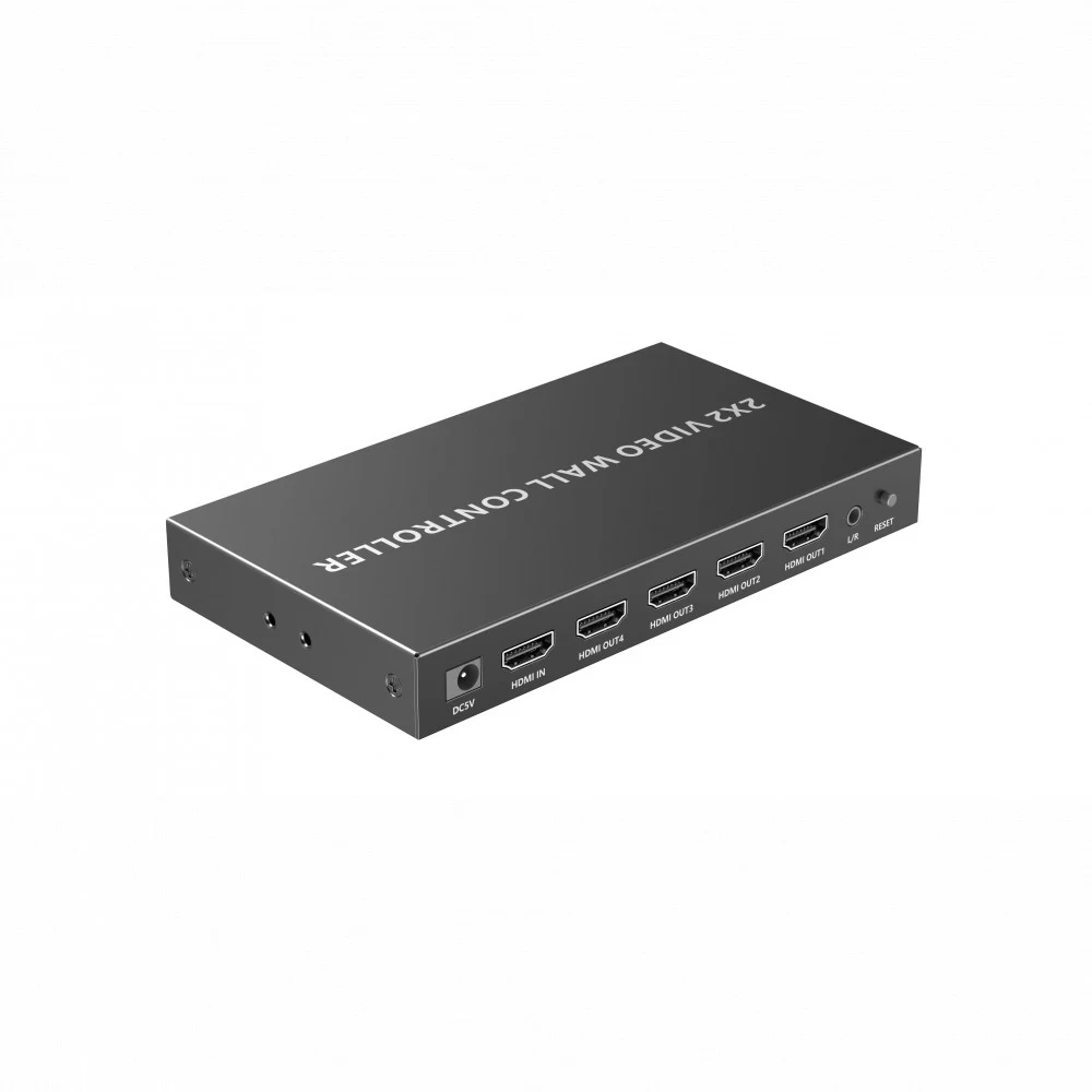 Контроллер видеостены HDMI 1x4 Lenkeng LKV104VW-V2.0, FHD, 3.5mm