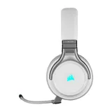 Беспроводная гарнитура Corsair Virtuoso RGB Wireless, 20Hz-40kHz, 32Om, 109dB, 2.4GHz,USB,1.6m,White