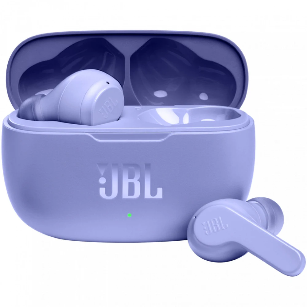 Bluetooth Garnitura JBL (by harman) WAVE 200 TWS,16 Ohm, 20-20000Hz,108db, BT 5.0, Type-C, purple