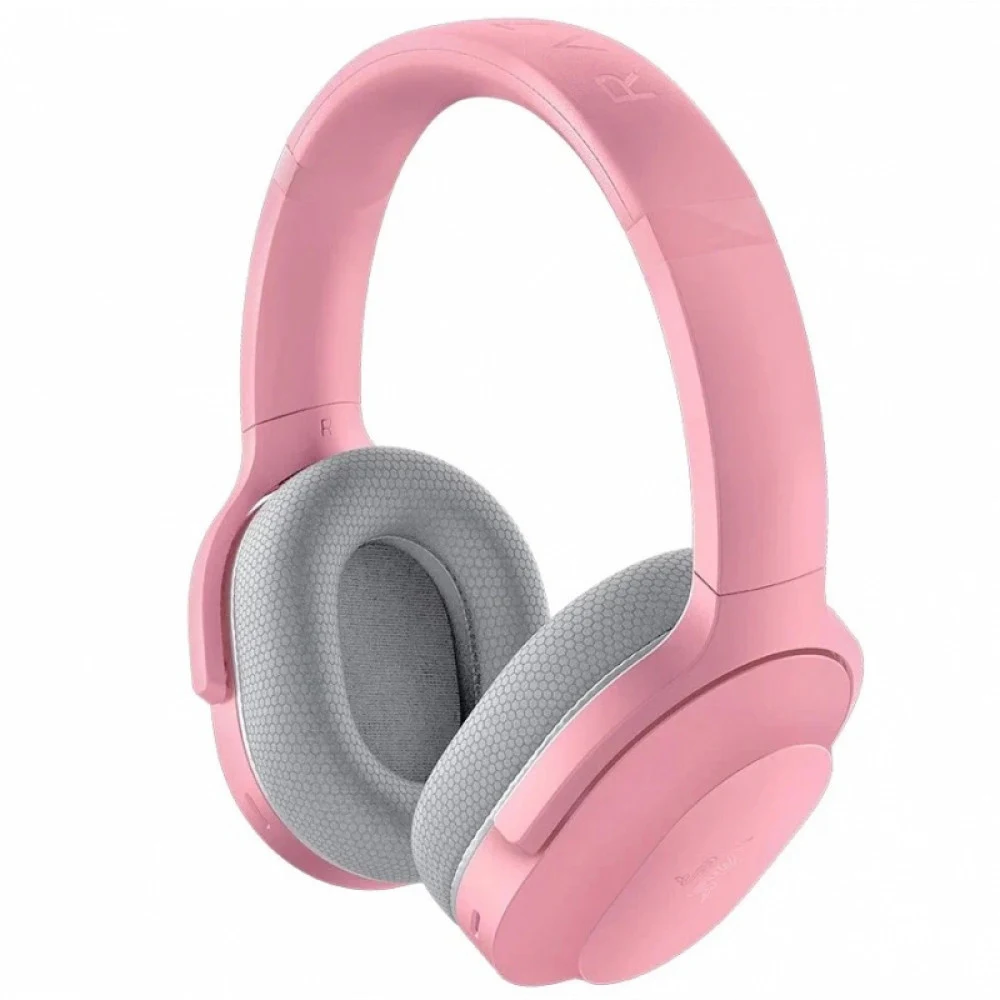 Гарнитура, Razer, Barracuda, RZ04-03790300-R3M1, Беспроводные, Микрофон встроенный, Динамики 50 мм, 20 Гц – 20 кГц, 32 Ом (1 кГц), USB Type-C или Bluetooth 5.2, Розовый