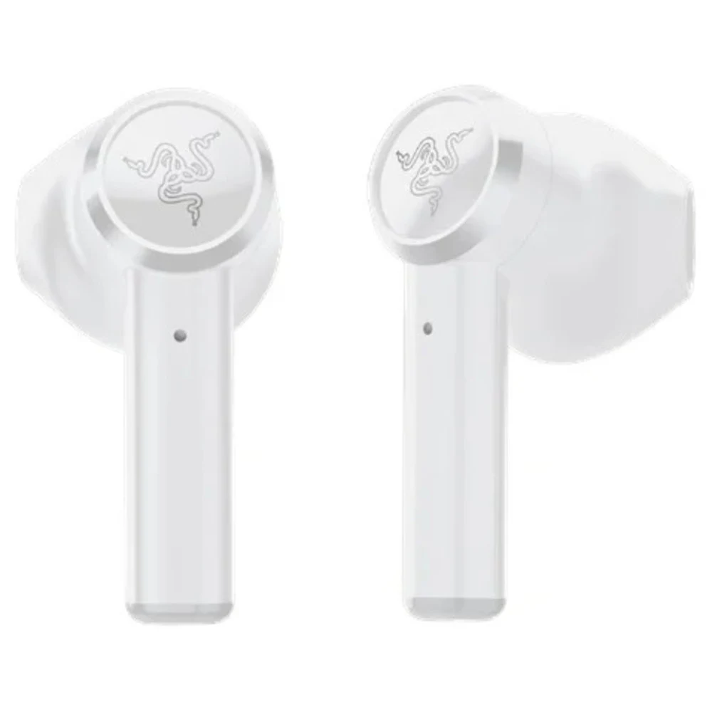 Гарнитура, Razer, Hammerhead True Wireless - Mercury, RZ12-02970500-R3M1, TWS, 20 Гц – 20 000 Гц, 32 Ом, динамики 10 мм, Белый