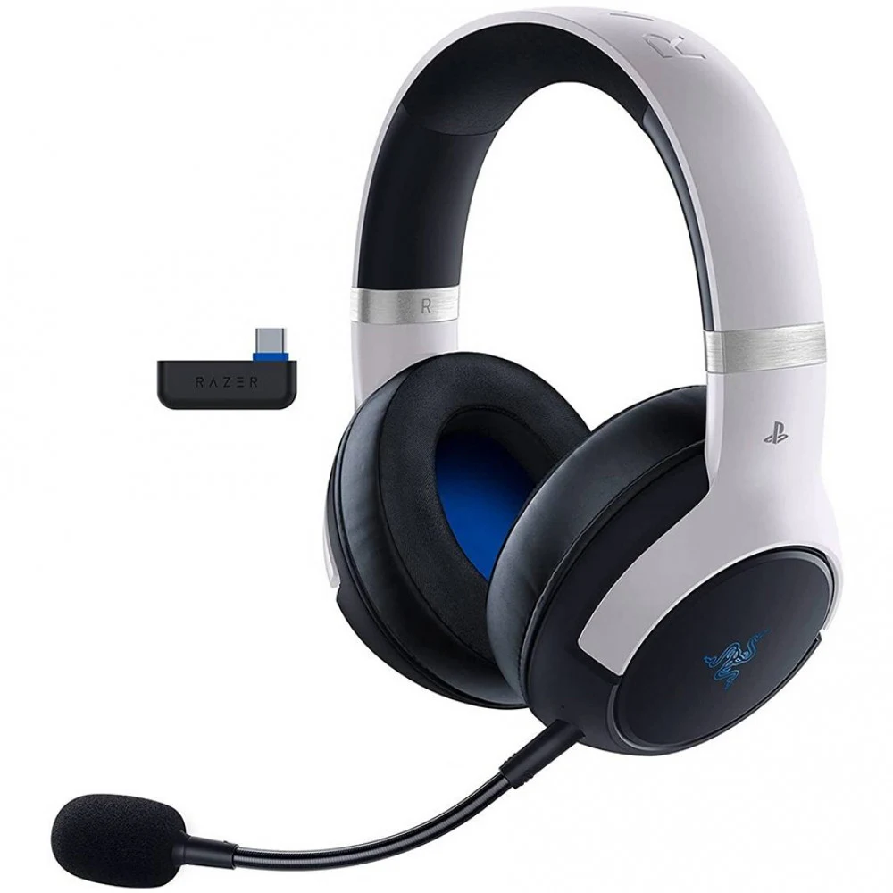 Гарнитура, Razer, Kaira for PlayStation, RZ04-04030200-R3G1, Игровая гарнитура, Микрофон поворотный гибкий, Динамики 50 мм, Диапазон частот: 20 Гц – 20 кГц , Чувствительность микрофона при 1 кГц: –4