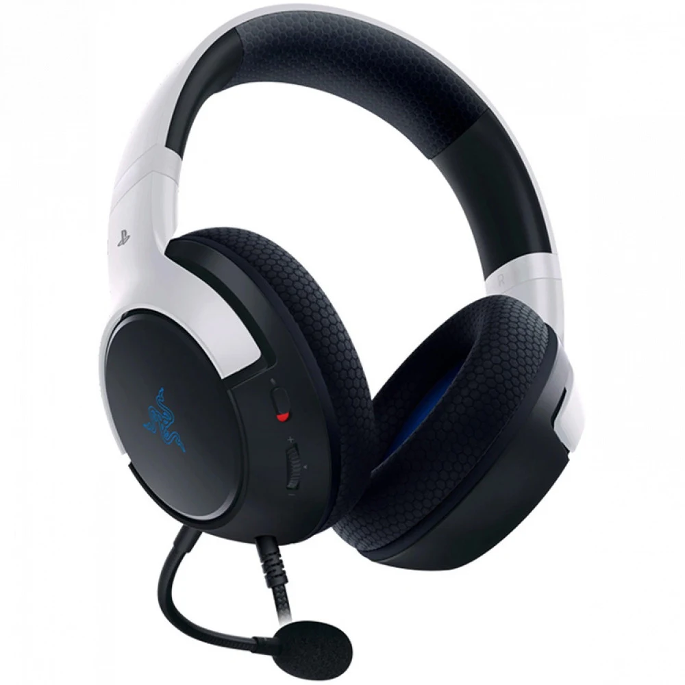 Гарнитура, Razer, Kaira X for Playstation, RZ04-03970200-R3M1, Игровая гарнитура, Микрофон поворотный гибкий, Динамики 50 мм, 7.1 Surround Sound, Диапазон частот: 20 Гц – 20 кГц , Чувствительность п
