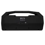 SVEN PS-470 2.0 Мобильные колонки чёрные (2x9W, USB, Bluetooth, micro SD, FM-радио, LED дисплей, часы, jack in, литий-ионный aккумулятор 1800 мAч)