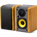 Колонки Edifier R1010BT (2.0), Brown, 24Вт (2х12) RMS, 65Hz-17kHz, RCA, BT