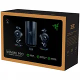 Колонки, Razer, Nommo Pro, RZ05-02470100-R371, 35 – 20 000 Гц, 2 x 3" широкополосных динамика (по 1 на колонку), 2 x 0.8" твитера с шелковой купольной мембраной (по 1 на колонку), 1 x направленный в
