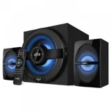 SVEN MS-2085 2.1 Колонки чёрные (30Вт + 2 x 15 Вт, LED дисплей, FM-тюнер, USB/SD, дисплей, пульт ДУ, Bluetooth)