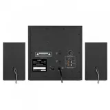 SVEN MS-2085 2.1 Колонки чёрные (30Вт + 2 x 15 Вт, LED дисплей, FM-тюнер, USB/SD, дисплей, пульт ДУ, Bluetooth)