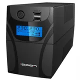 ИБП Ippon Back Power Pro II 800, 800VA, 480ВТ, AVR 162-290В, 4хС13, управление по USB, RJ-45, LCD, без кабелей