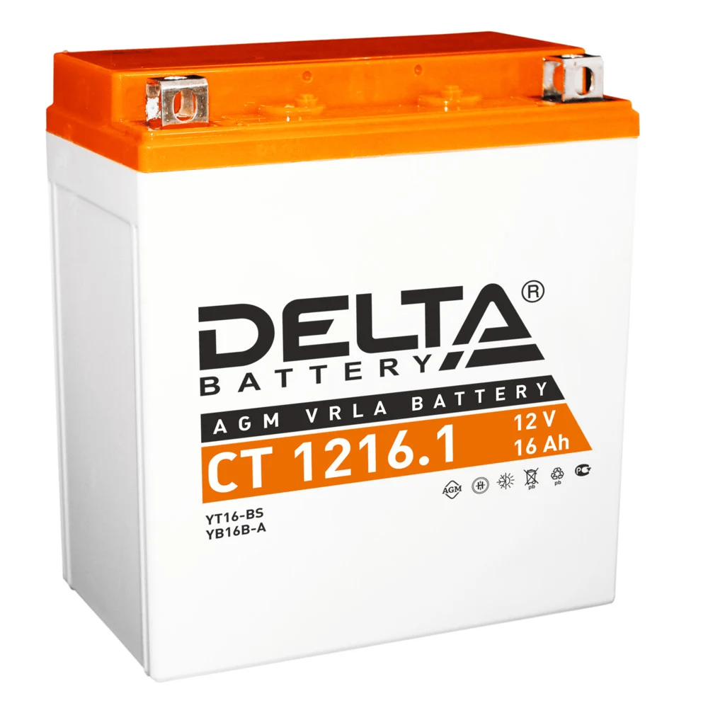 CT 1216.1 Delta Аккумуляторная батарея, 12 / 16A, 0мм