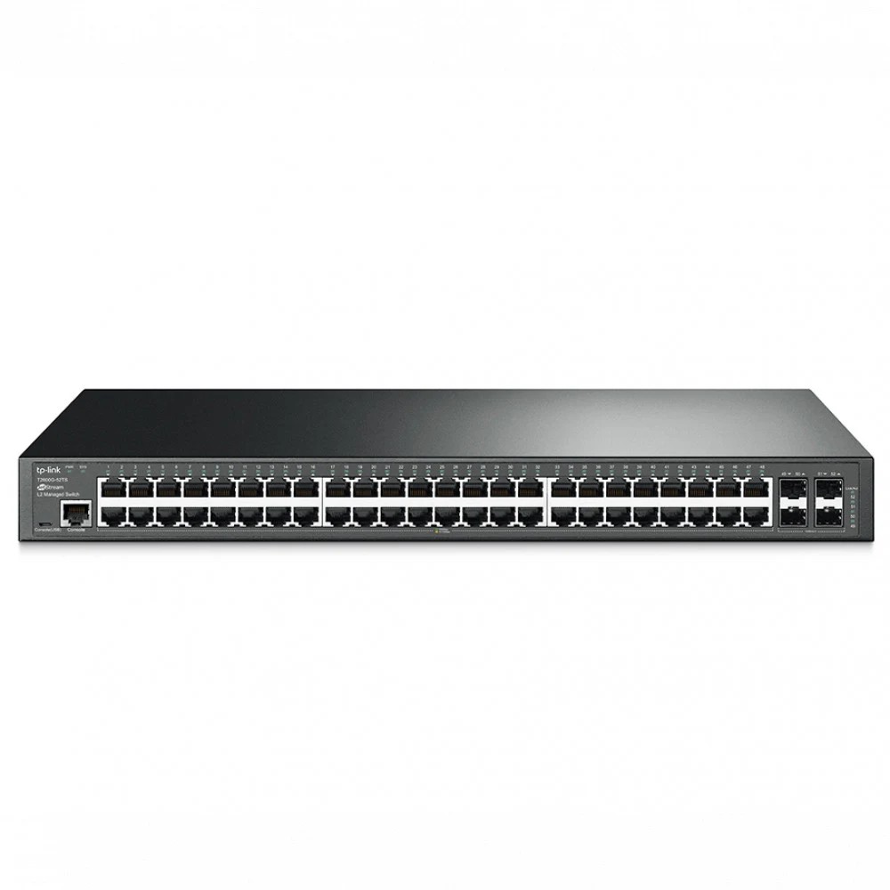 Switch 48 ports TP-Link T2600G-52TS (TL-SG3452),16x10/100/1000 Мбит/с,4xGigabit Ethernet SFP,Console