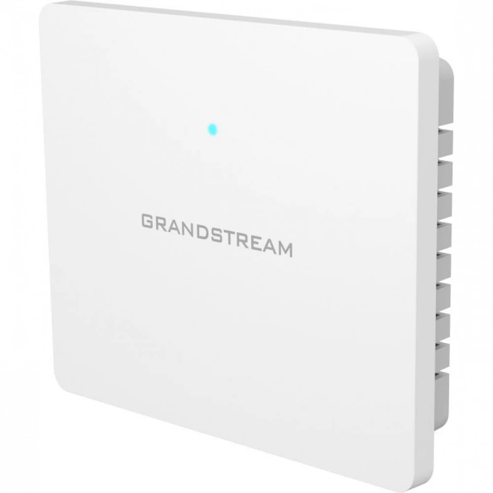 Grandstream GWN7602,WiFi Access Point, 802.11ac, 1.17Gbps aggregate wireless throughput, 1x Gigabit and 3x 100Mbit wireline speed, 80+ concurrent WiFi clients, 100 meter coverage, Dual-band, 2x2:2 M