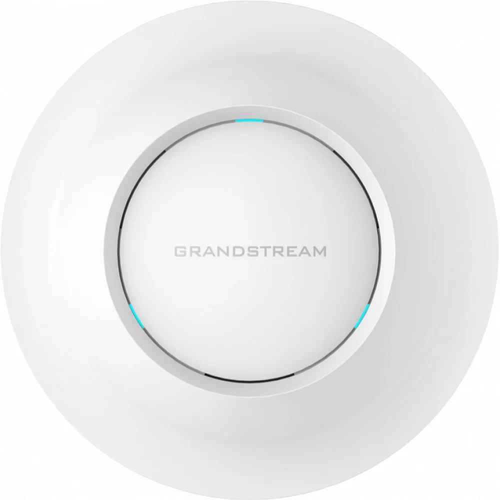 Grandstream GWN7605 - WiFi точка доступа. 2-ух диапазонная, технология 2:2x2 MU-MIMO, 100+ пользоватей, Зона покрытия до 165 метров, Пропускная способность беспроводной сети 1,27 Гбит/с и 2 Гигабитн