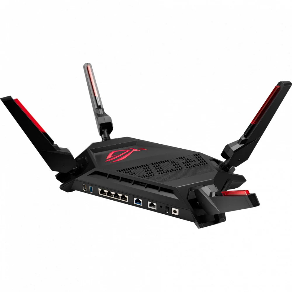 Сетевой маршрутизатор со встроенной беспроводной точкой доступа, ASUS, GT-AX6000, 802.11a/b/g/n/ac/ax, Wi-Fi6 AX6000, External antenna x 4, 1GE Порт WAN, 4x1GE портов LAN, 1x2.5GE LAN, 1x2.5GE LAN/W