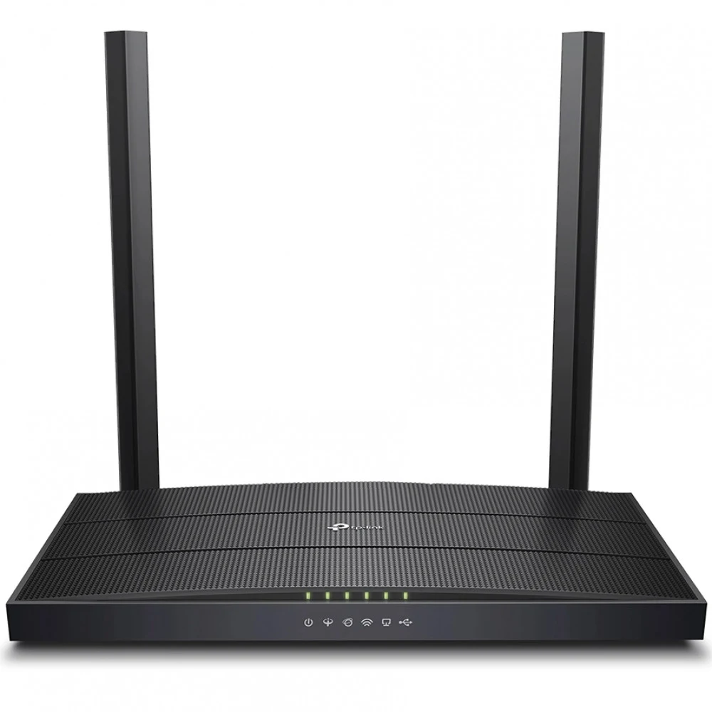 Модем TP-Link Archer VR400, Router, ADSL/ADSL2/ADSL2+/VDSL2,Wi-Fi (a/b/g/n/ac),RJ-11,3хRJ-45,WAN,USB