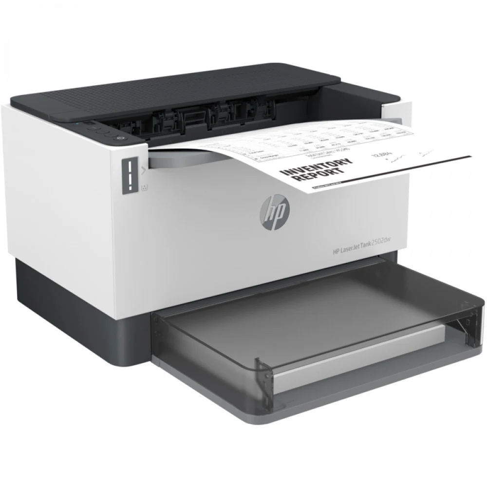 HP LaserJet Tank 2502dw Printer (A4, 600dpi,22 ppm, 64Mb, 1 tray 250,Duplex,USB 2.0 /WiFi/Ethernet 10/100Base/Bluetooth/AirPrint, Cartridge 5000 pages in box)