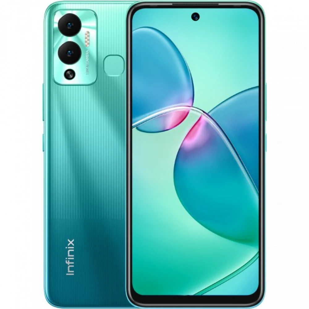 Смартфон Infinix HOT 12 Play NFC, T610 4/64GB, 6.82"IPS, 1640x720, BT5.0, 2xSIM+microSD, Day Green