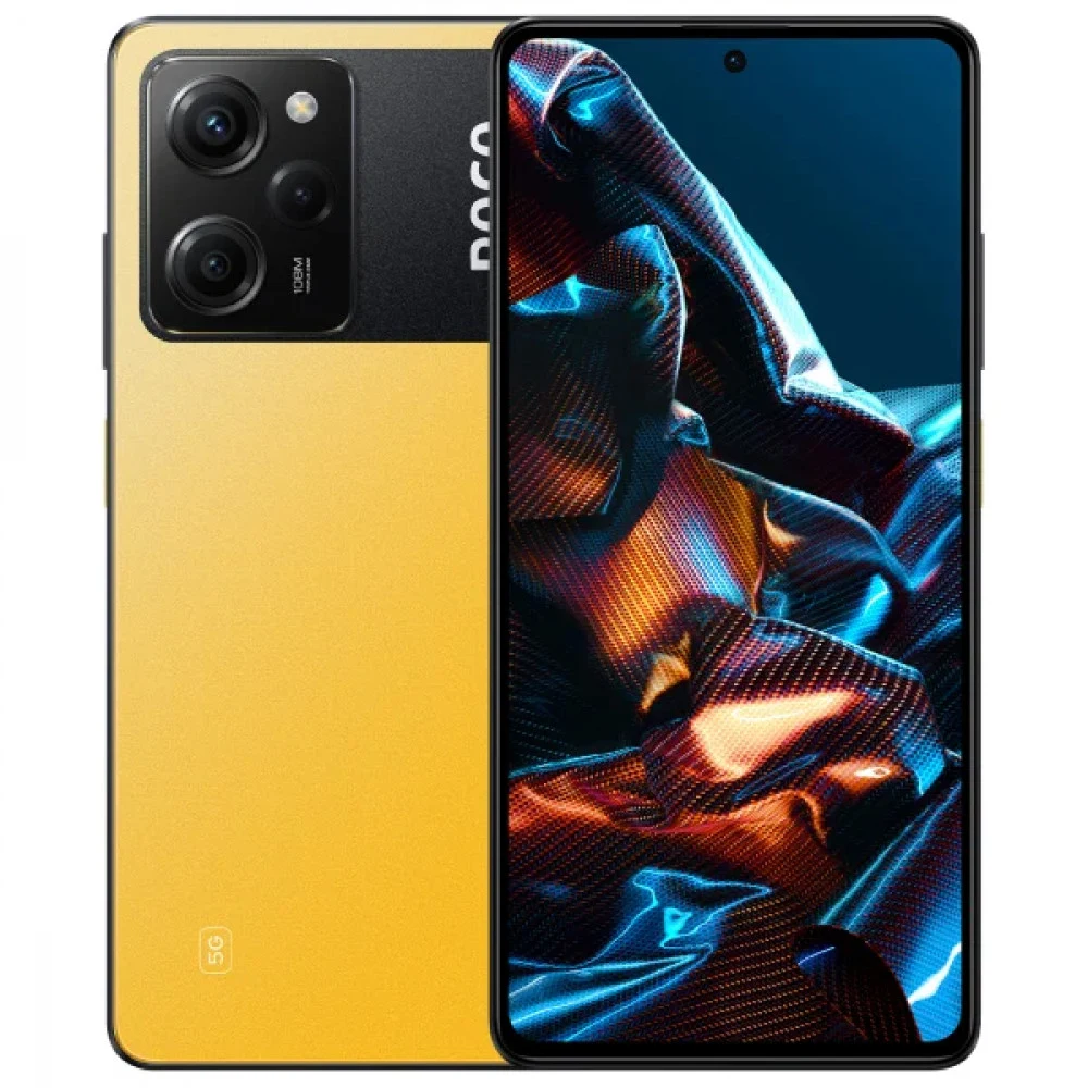 Смартфон POCO X5 Pro 5G, 778G 8/256GB, 6.67"AMOLED, 2400x1080, BT5.2, IrDA, NFC, 2xSIM, Yellow