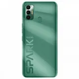 Смартфон Tecno Spark 7, A11/1.8GHz+1.5GHz/4Gb RAM/64Gb ROM/6.5",1600x720/Wi-Fi/GPS/NFC/2xSIM,Green