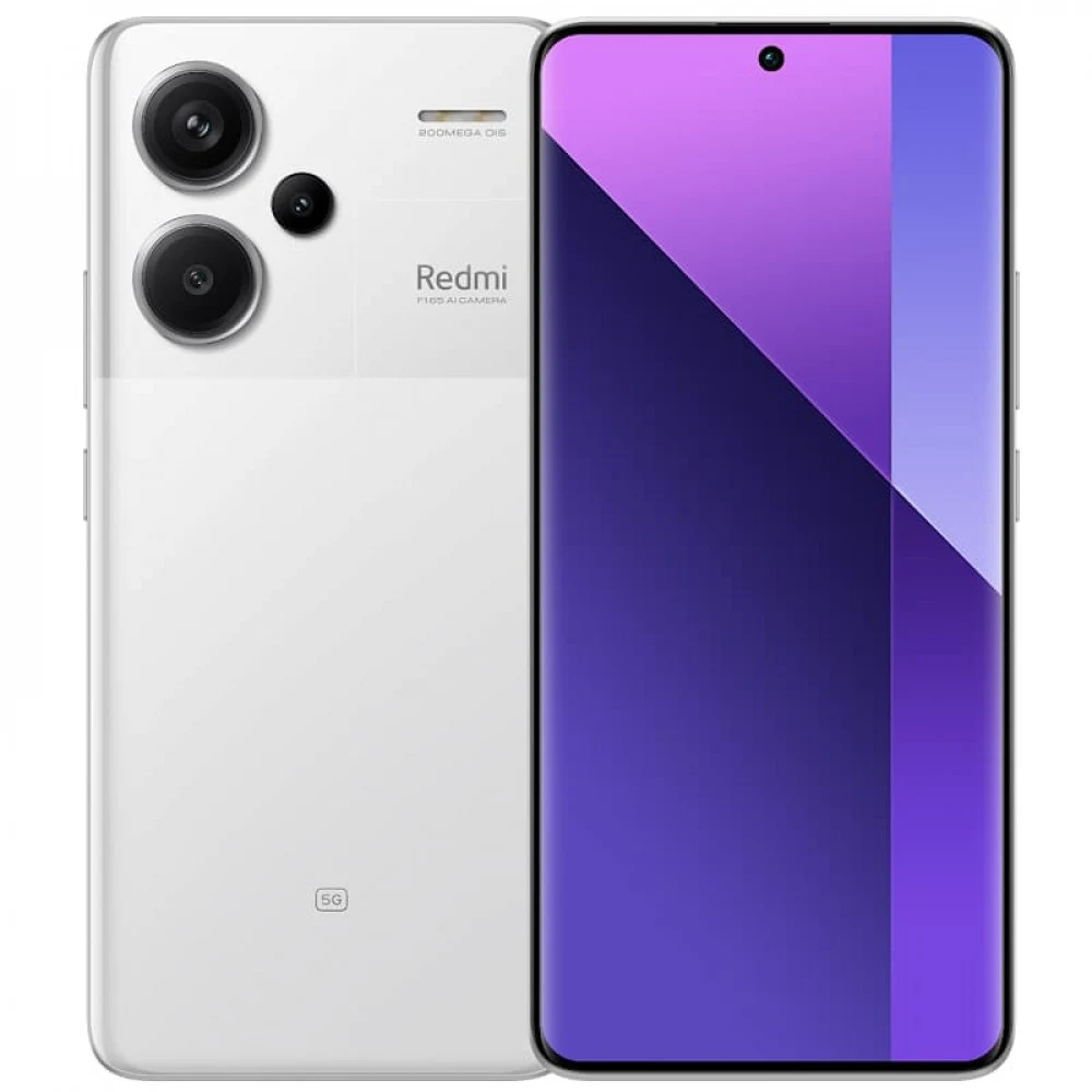 Смартфон Xiaomi Redmi Note 13 Pro+ 5G, D7200Ultra 12/512GB, 6.67"AMOLED, 2712x1220,NFC,2xSIM,M White